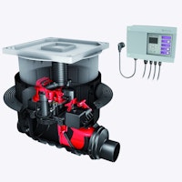 KESSEL 24200X - Rückstaupumpanlage Pumpfix F Komfort DN 200 für Bodenplatte - befliesbare Abdeckung