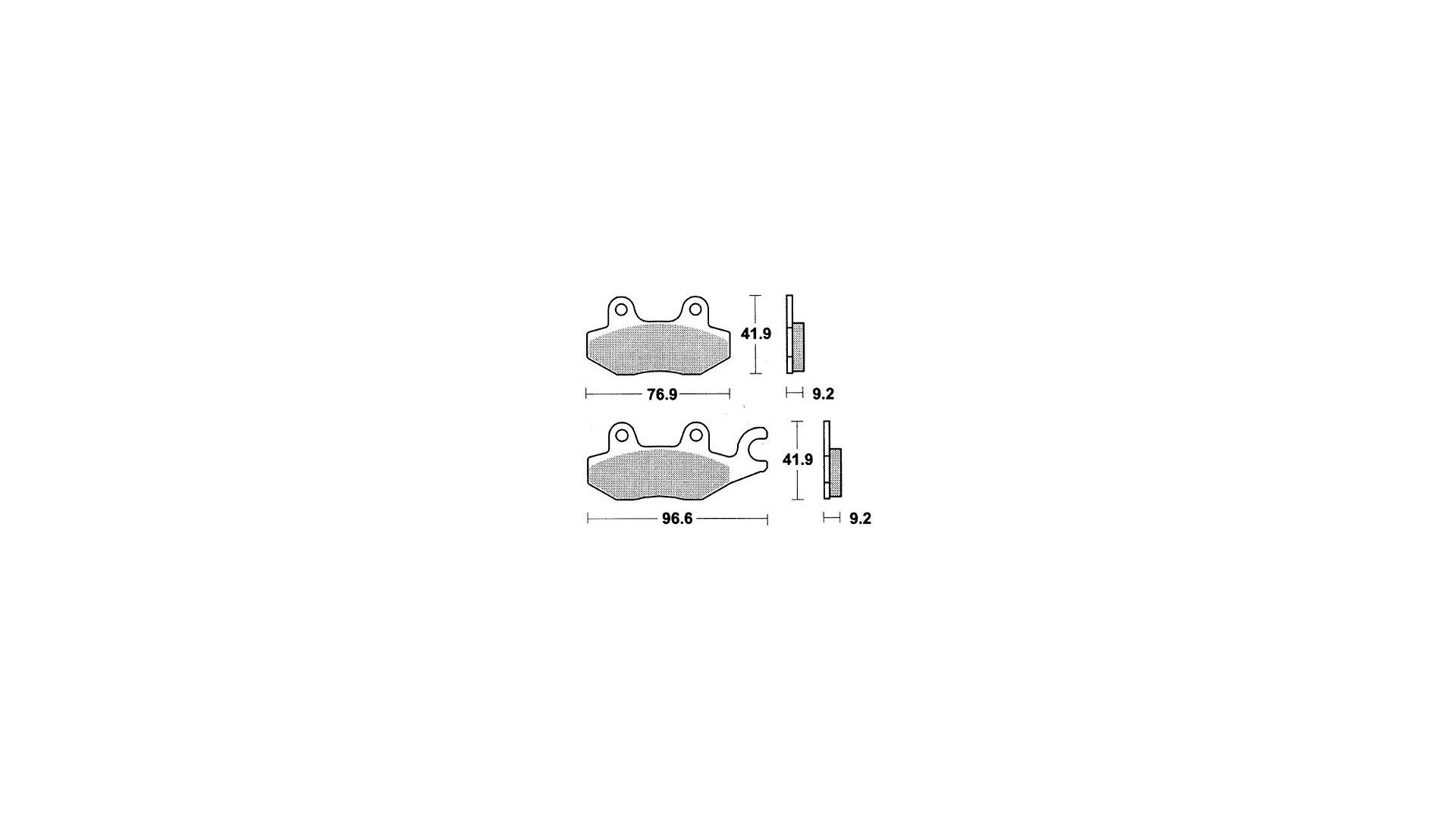 TRW Bremsbelag MCB 663 mit Zulassung