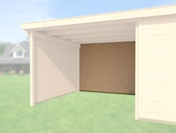 Weka Rückwand für Anbau 450 cm für Designhaus 225