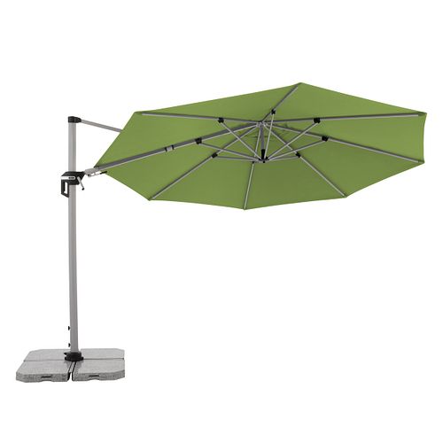 doppler Pendelschirm ACTIVE 370 Side, Aluminium Grau / 100 % Polyester 200 g/m²