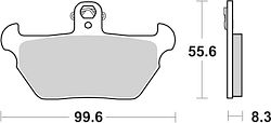 SBS Bremsbelag 644HS Street Sinter