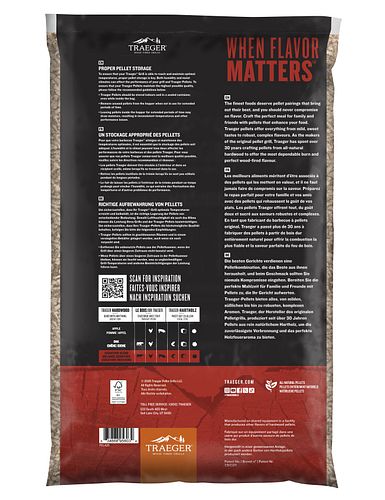 Traeger Hartholz Pellets SIGNATURE BLEND, 9 kg Beutel