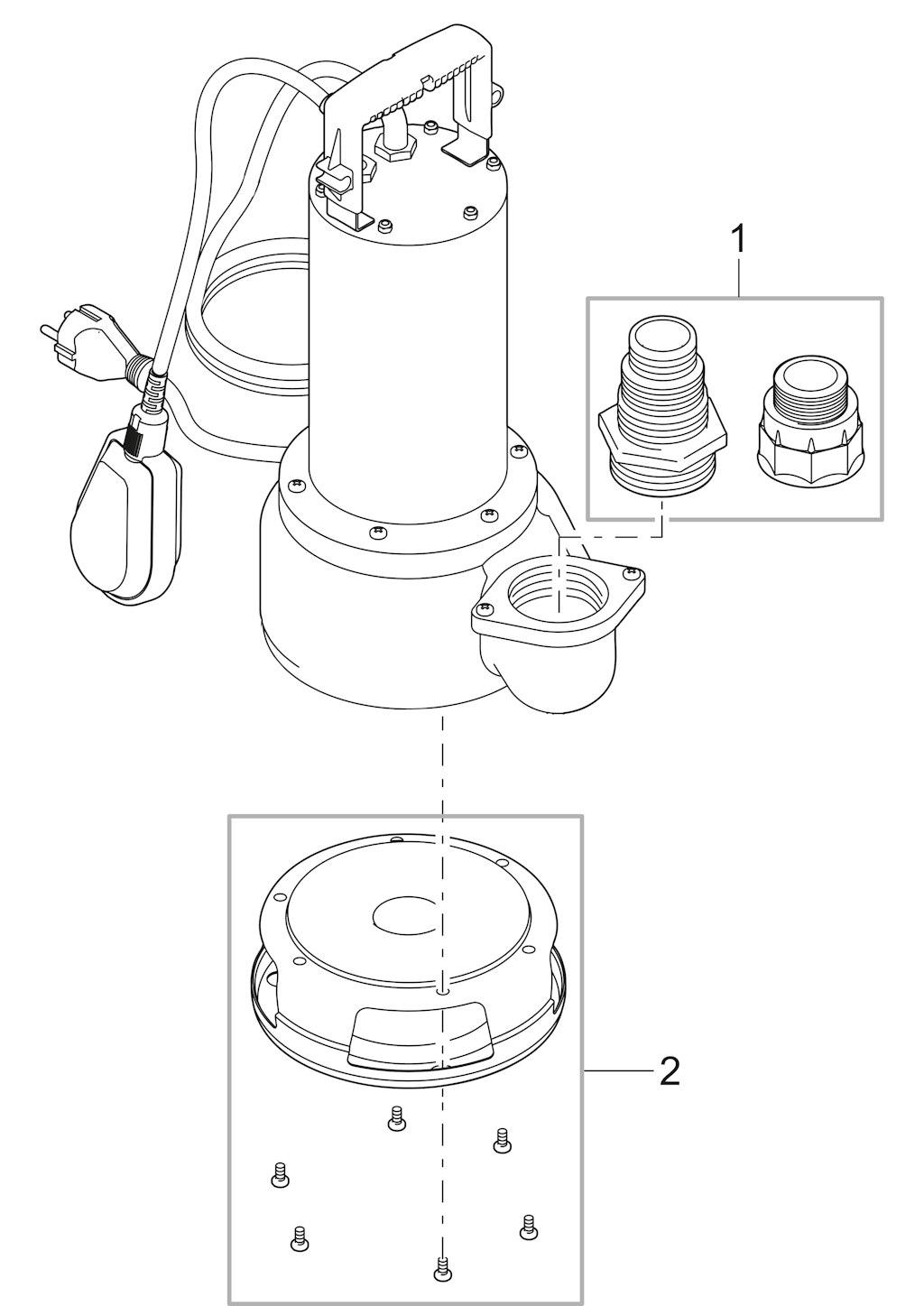 Explosionszeichnung Ersatzteile