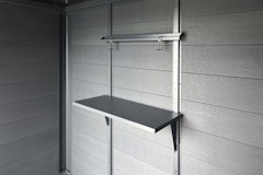 Wolff Finnhaus Regal- und Haken Set für WPC Gartenhäuser Olin & SörenZubehörbild