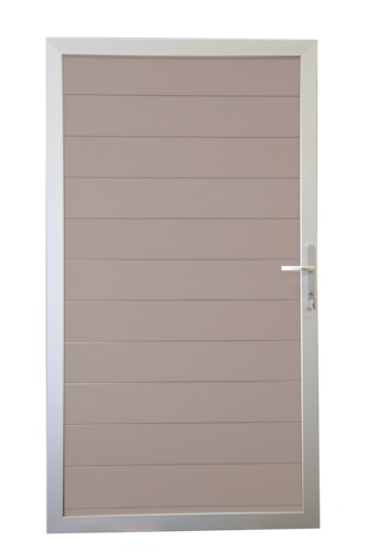 GroJa Solid Steckzaun Universal Einzeltor Sondermaß mit Alurahmen 