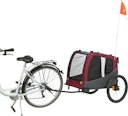 Vorschaubild TRIXIE Fahrrad-Anhänger 2.0 schwarz/rot Größe L (75 x 86 x 80 (145) cm)
