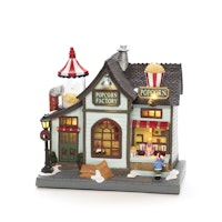 Konstsmide Weihnachtsbeleuchtung  LED Szenerie Popcornfabrik mit Animation