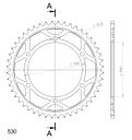 Vorschaubild Supersprox Stahl-Kettenrad 530 48Z (Schwarz)