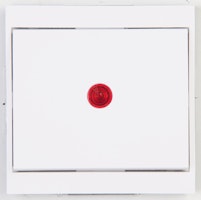 Kopp Kontrollschalter MALTA arktis-weiß, beleuchtet