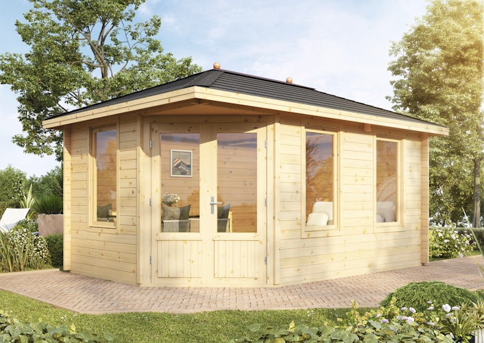 Wolff Finnhaus Gartenhaus Anna 40-A/2-Raum