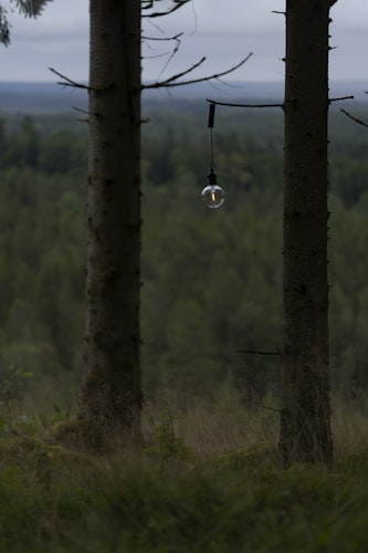 Konstsmide Weihnachtsbeleuchtung LED Akku Kabelleuchte bernsteinfarben batteriebetrieben