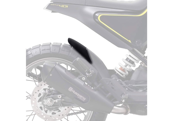 BODYSTYLE Hinterradabdeckungsverlängerung ABS Kunststoff schwarz-matt für HUSQVARNA Svartpilen 125, Svartpilen 401, Vitpilen 401