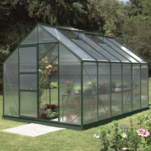 Vitavia Gewächshaus Merkur 9900 inkl. 2 Dachfenstern - 9,9 m²