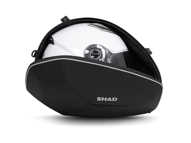 SHAD E48 erweiterbare Satteltaschen Schwarz - 46/58L