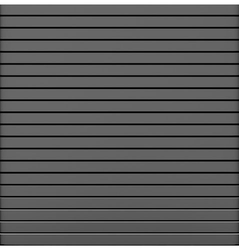 BM Zaunserie Typ 249 Rhombus Alu Grundelement, 180 x 180 cm