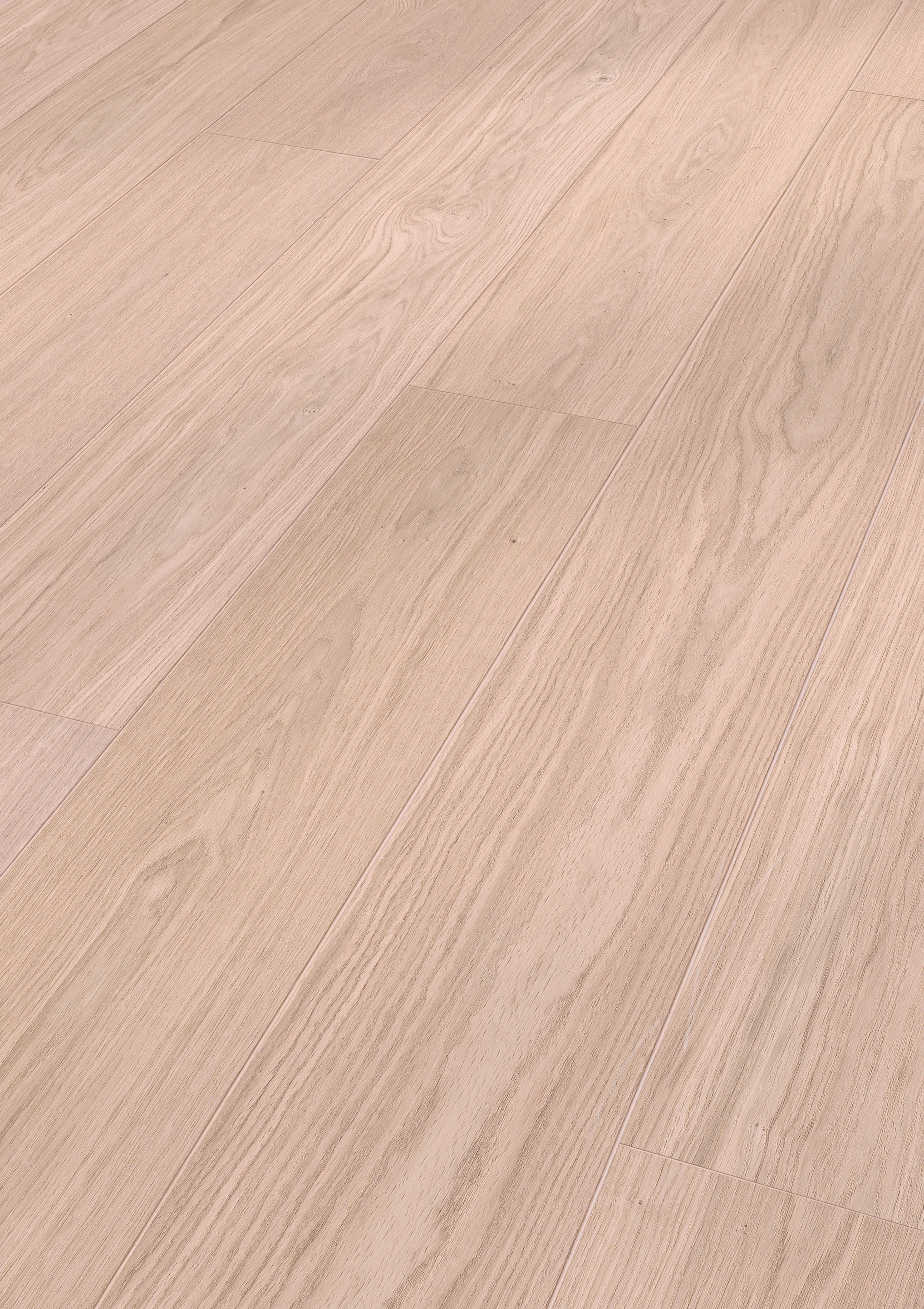 MEISTER Parkettboden longlife PD 450 2400 x 255 x 13 mm 9005 Eiche harmonisch cremeweiß gebürstet ultramattlackiert