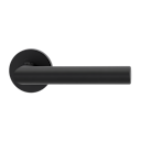 Vorschaubild Griffwerk LUCIA PROFESSIONAL PVD+ Schraubtechnik Rosetten rund smart2lock 2.0 R Graphitschwarz PVD+