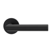 Griffwerk Türgriffgarnitur Lucia PROF  - Schraubtechnik rund - smart2lock 2.0 - DIN Rechts - Graphitschwarz