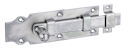 Vorschaubild Alberts® Türriegel, mit Knopf, gerade, mit Schlaufe, galvanisch verzinkt dickschichtpassiviert,Platte LxB160x56 mm 115418