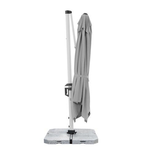 doppler Pendelschirm ACTIVE 350 x 260, Aluminium Grau / 100 % Polyester 200 g/m²