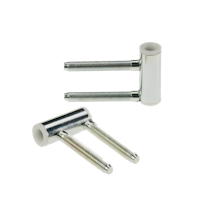 Griffwerk Rahmenteilpaar -paarweise verpackt Office -Holz -48,5mm in Edelstahl