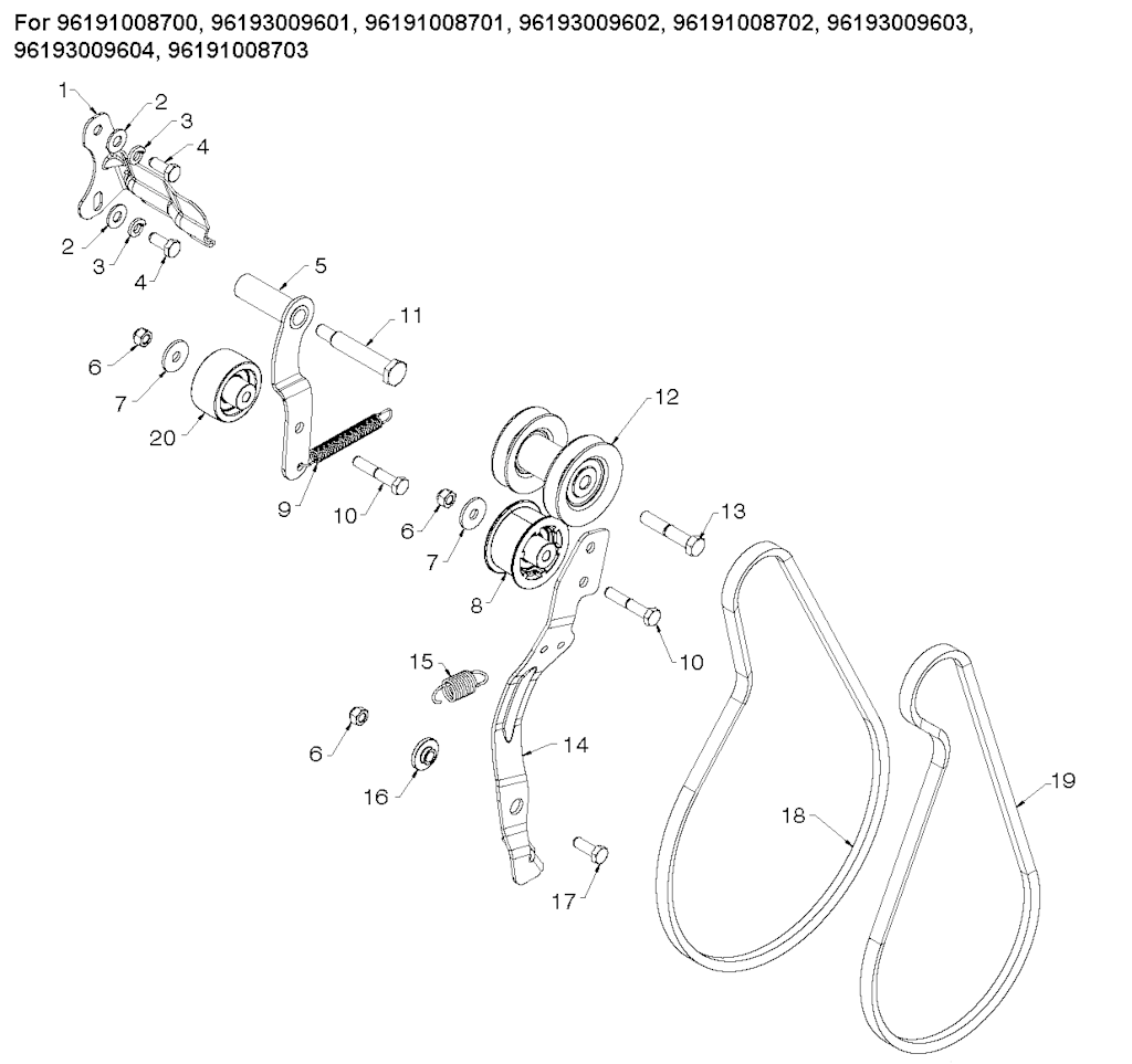 Explosionszeichnung Ersatzteile