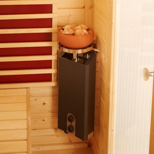 Infraworld Infrarotkabine TrioSol Natura 103 inkl. 5-teiligem gratis Zubehörset