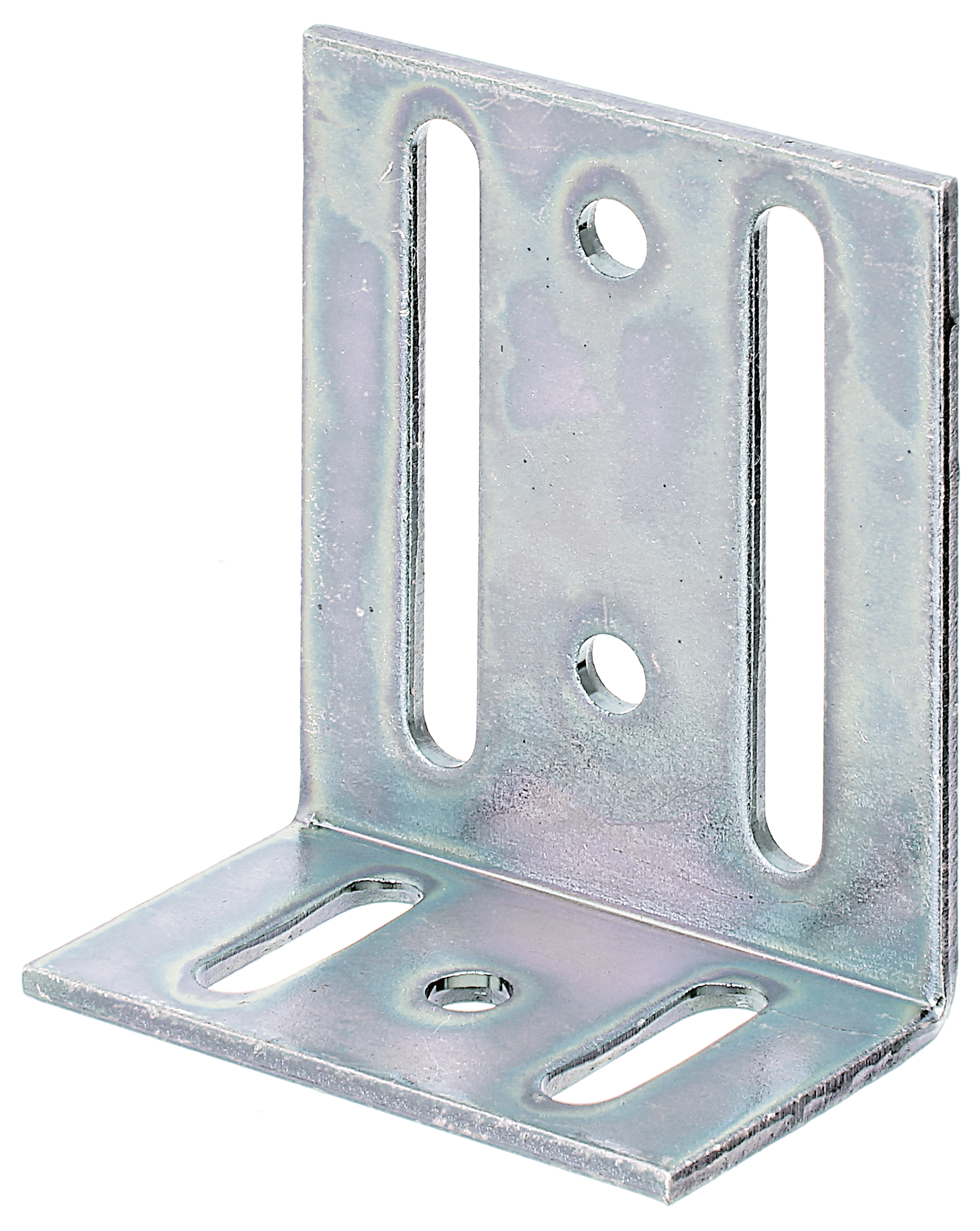 Alberts® Verstellwinkel, mit Langloch, galvanisch verzinkt dickschichtpassiviert, TxHxB 40x77x65 mm 332754