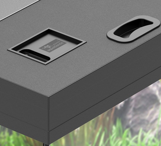 Aquatlantis Aqua Tower 163 Aquarium-Set schwarz - nussbaum