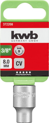 kwb Steckschl-Eins 3/8" x  8 mm SB 372208