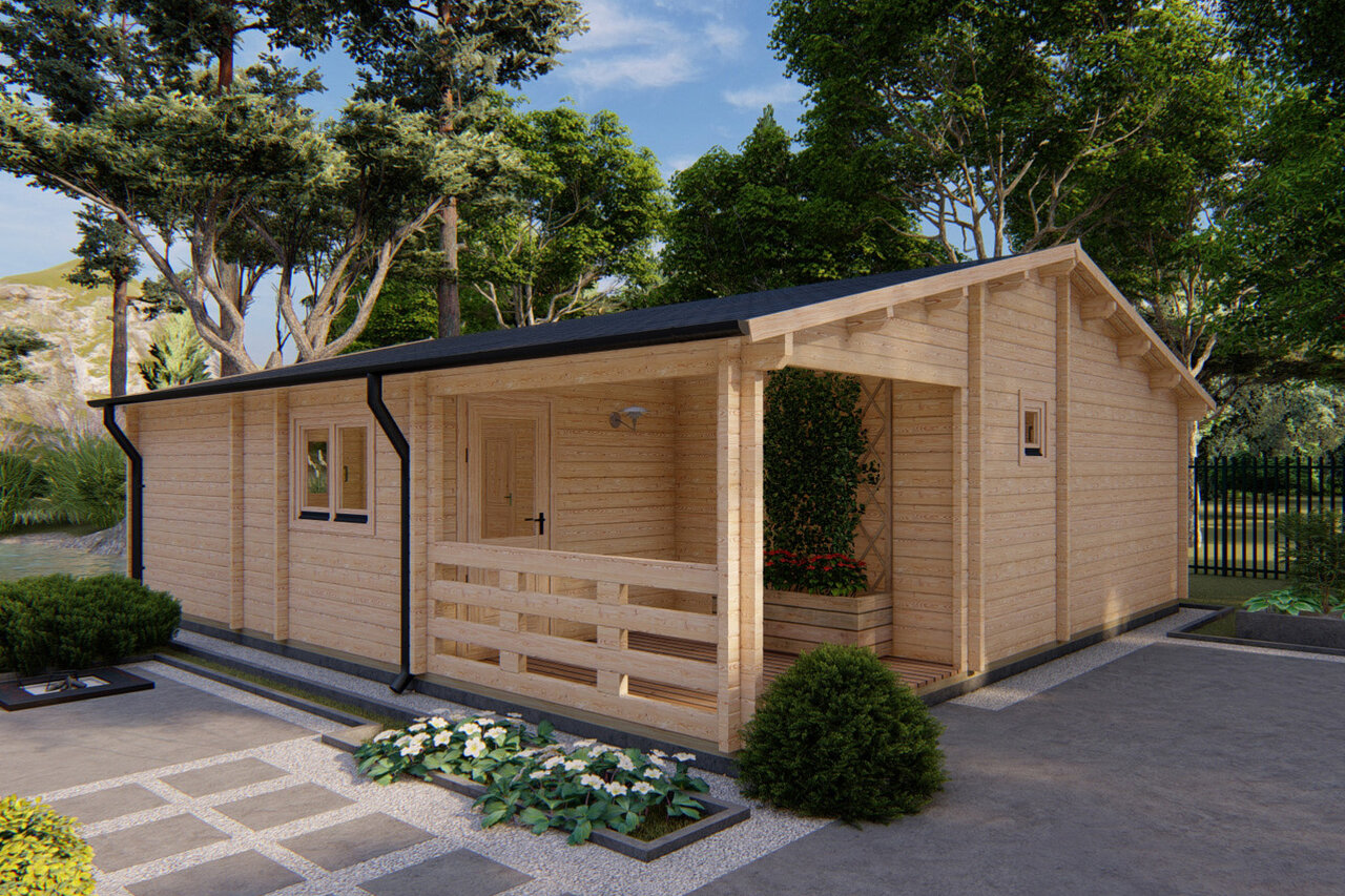 Wolff Finnhaus Ferienhaus Narvik 72 - 68 mm