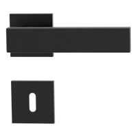 Griffwerk VAYA 200 CUBICO fast2fix Fast2Fix Rosetten eckig Buntbart Graphitschwarz