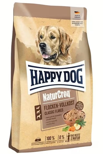 HAPPY DOG NaturCroq Flocken Vollkost Hundetrockenfutter