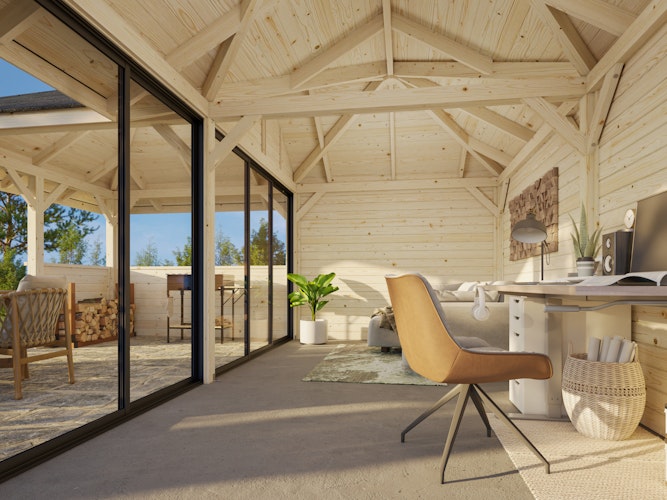 Palmako Pavillon Bianca 24,9 m² Set 223 Slide