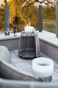 QFlame Feuerschale Set Balcony Stainless Steel Ø 36 cm