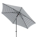 Vorschaubild doppler Mittelmastschirm myZONE 300 Push up, Aluminium Anthrazit / 100 % Polyester 180 g/m²