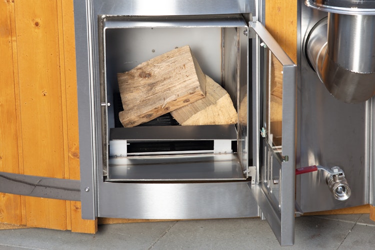 Wolff Finnhaus Badebottich Hot Tub Typ 1 Ø 200 cm mit Acrylwanne