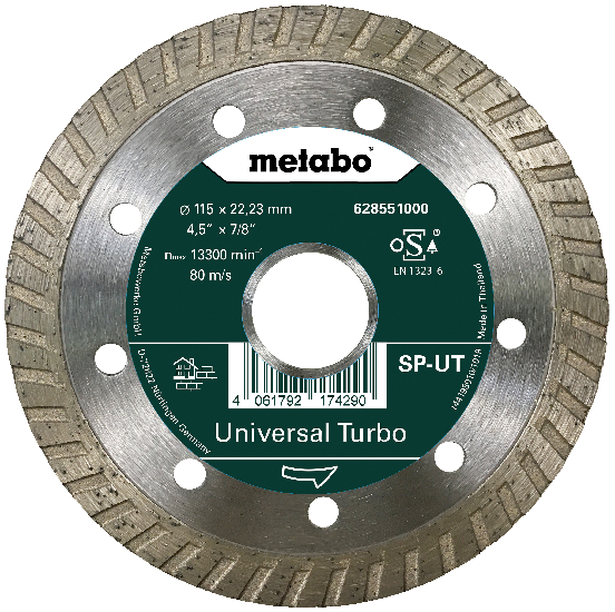 Metabo Diamanttrennscheibe 115x22,23mm"SP-UT"Universal Turbo "SP"