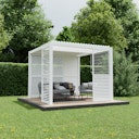 Ximax Lamellenwand (verstellbar) für Lamellendach Pergola Shade