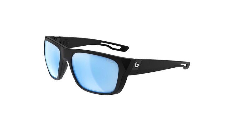 Bollé Brille Driftwood black matte, Scheibe Sky Blue Polarized