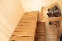 Vorschaubild Wolff Finnhaus Terrassen-Saunafass Fasssauna 130
