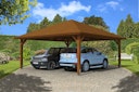 Vorschaubild Skan Holz Carport Taunus 634 x 634 cm