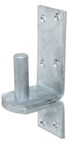 Alberts® Kloben ⌀20 mm auf Platte 189x60 mm feuervz.