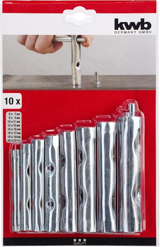 Kraftixx Rohr-Steckschlüssels.10-tlg,KX 110590