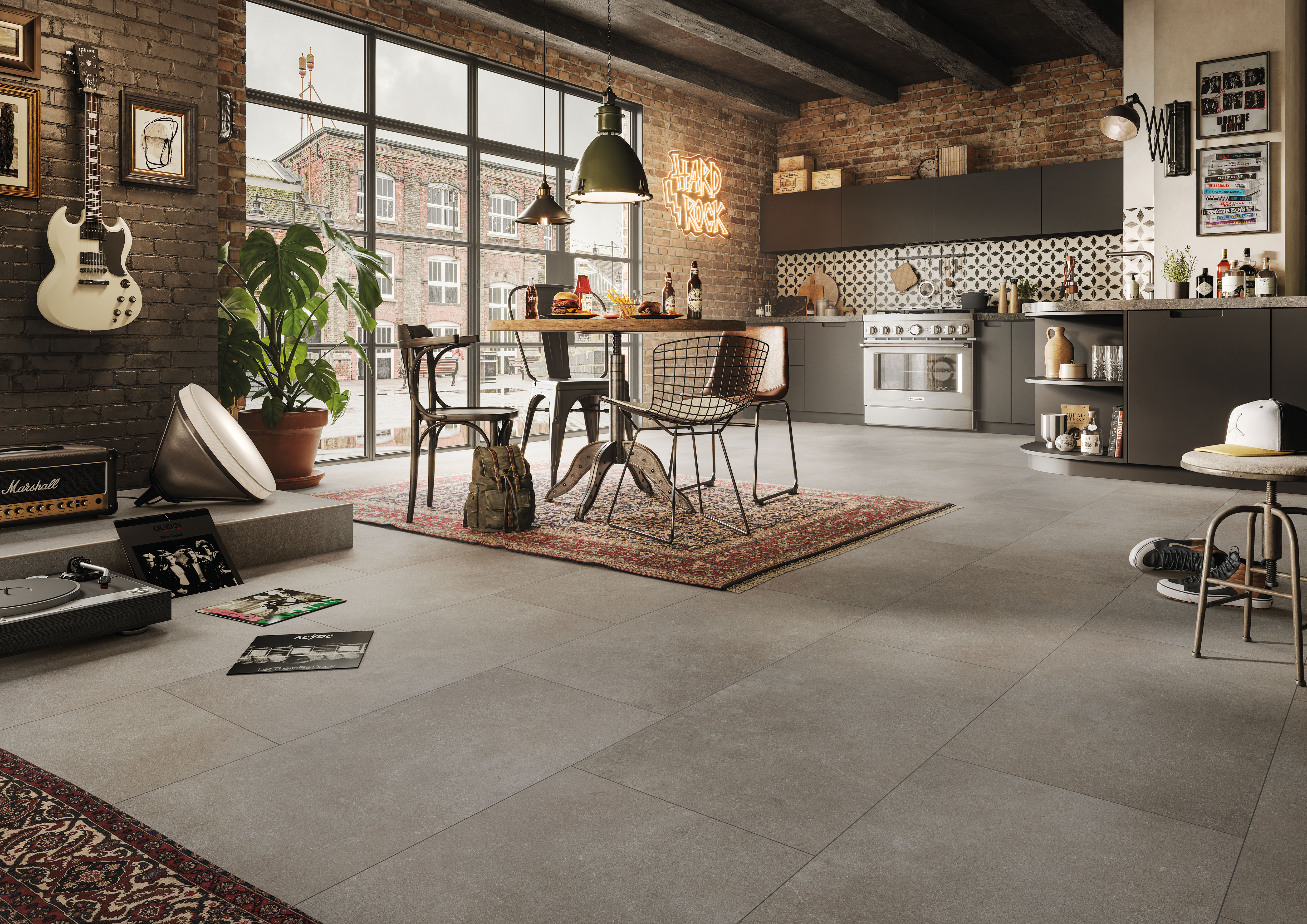 MEISTER Designboden Dryback-Vinyl DB 155 Industrial Rock 20212 - 914,4 x 457,2 x 2,5 mm