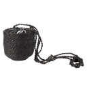 Vorschaubild Wikholm form Design Hängetopf aus Jute in Schwarz 17 x 17 cm