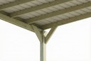 Vorschaubild Skan Holz Carport Friesland 320x555 cm inkl. 2 Einfahrtsbögen Set F