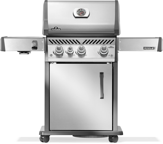 NAPOLEON Gasgrill Rogue Pro 425, SIZZLE ZONE Seitenbrenner, Edelstahl