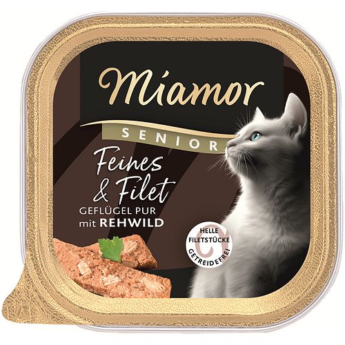 Miamor Feine Filets Senior 100g-Schale Katzennassfutter