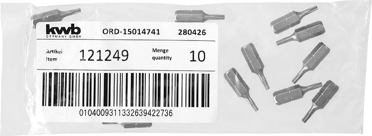 kwb Bit 25mm Torx 9 Industry LS 121249